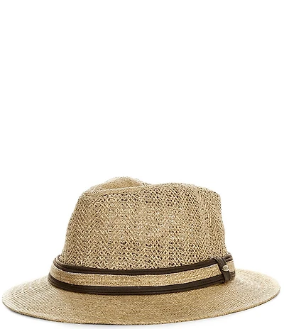 Cremieux Blue Label Woven Two-Tone Panama Hat