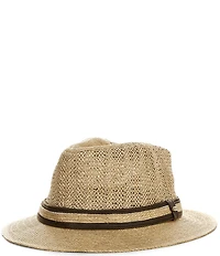 Cremieux Blue Label Woven Two-Tone Panama Hat