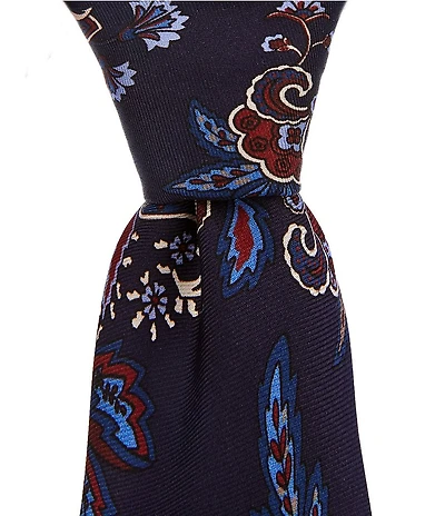 Cremieux Chester Printed Traditional 3 1/8#double; Silk Tie