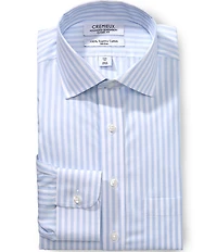 Cremieux Classic Fit Non Iron Spread Collar Striped Dress Shirt
