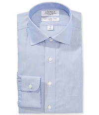 Cremieux Classic Fit Spread Collar Long Sleeve Dress Shirt