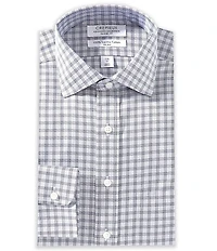 Cremieux Classic Fit Spread Collar Plaid Dress Shirt