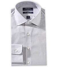 Cremieux Crosby Slim Fit Spread Collar Solid Twill Dress Shirt