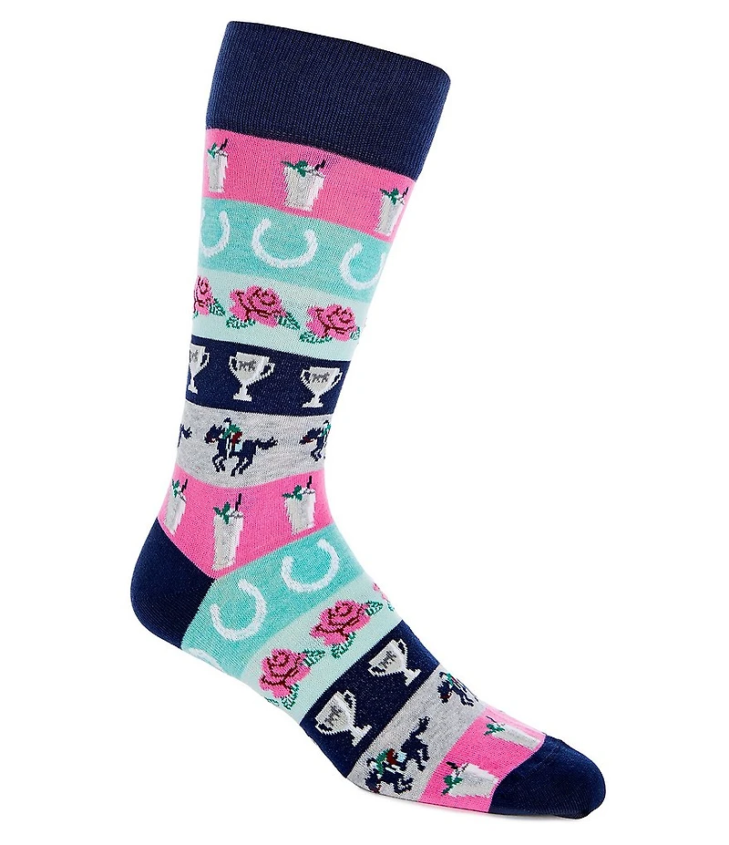 Cremieux Derby Stripe Crew Socks