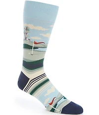 Cremieux Golf Course Crew Dress Socks