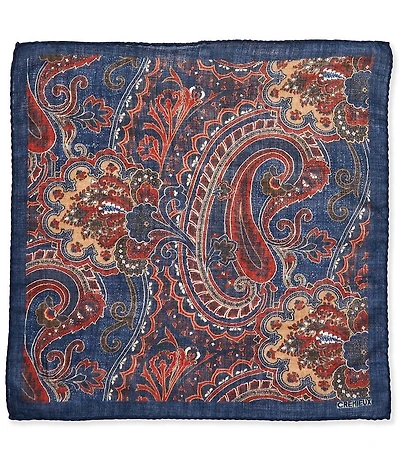 Cremieux Grand Paisley Pocket Square