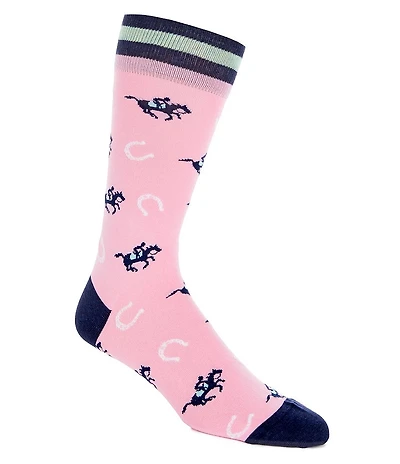 Cremieux Horses and Shoes Crew Socks