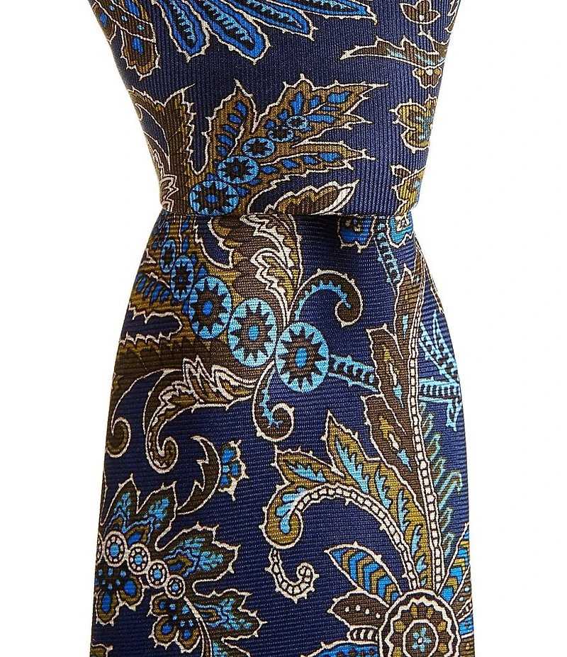 Cremieux Jose Paisley Print Traditional Woven Silk Tie