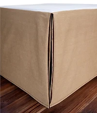 Cremieux Khaki Denim Bedskirt