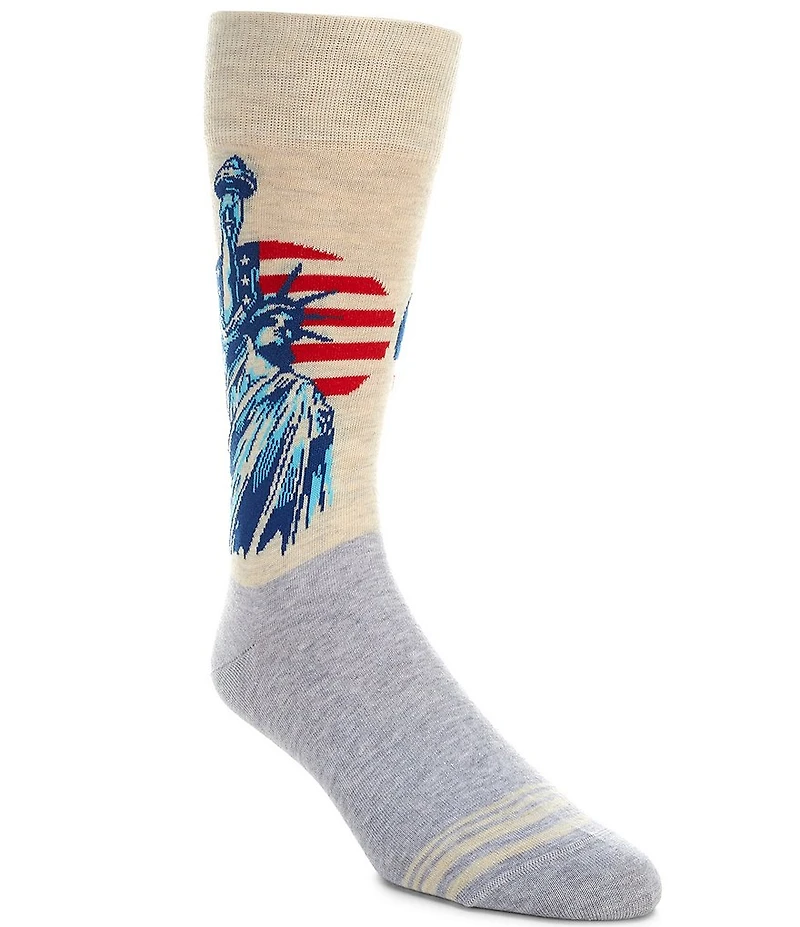 Cremieux Lady Liberty Crew Dress Socks