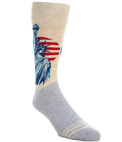 Cremieux Lady Liberty Crew Dress Socks
