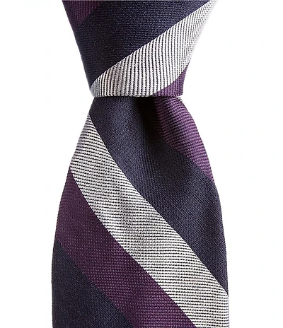 Cremieux Maxwell Striped 3.125#double; Silk Tie