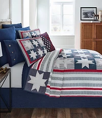 Cremieux Miller Patriotic Embroidered Print Mini Quilt Set