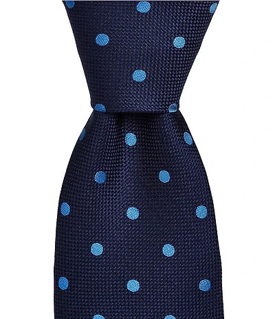Cremieux Oxford Dot Traditional Silk Tie