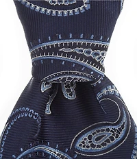 Cremieux Paisley Pattern 3 1/3#double; Traditional Silk Tie