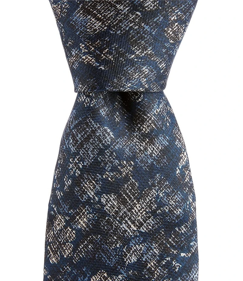 Cremieux Ryker Flower Print 3.125#double; Silk Tie