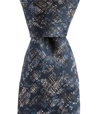 Cremieux Ryker Flower Print 3.125#double; Silk Tie