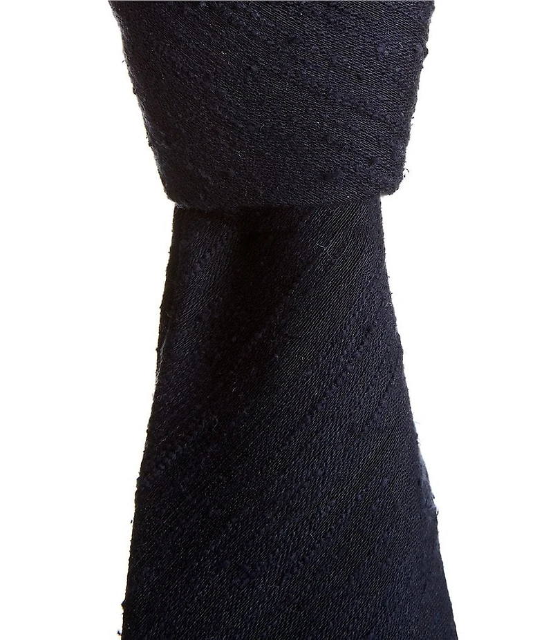 Cremieux Shantung 3 1/8#double; Solid Silk Tie