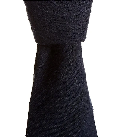 Cremieux Shantung 3 1/8#double; Solid Silk Tie