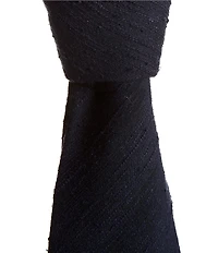 Cremieux Shantung 3 1/8#double; Solid Silk Tie
