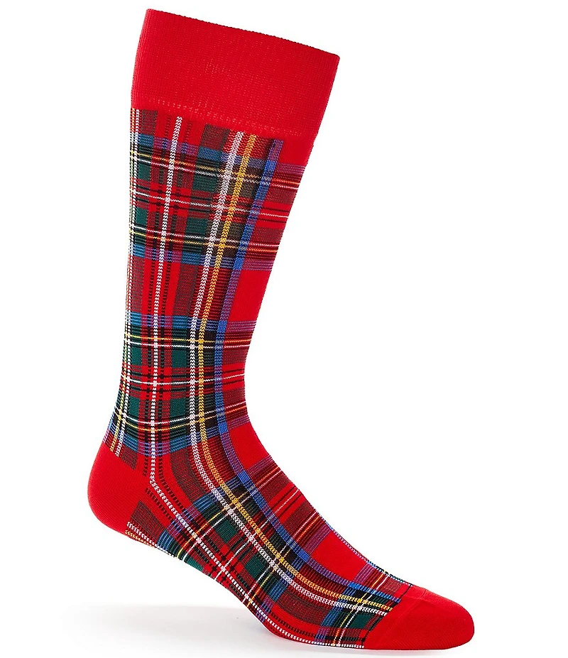 Cremieux Stewart Plaid Crew Dress Socks