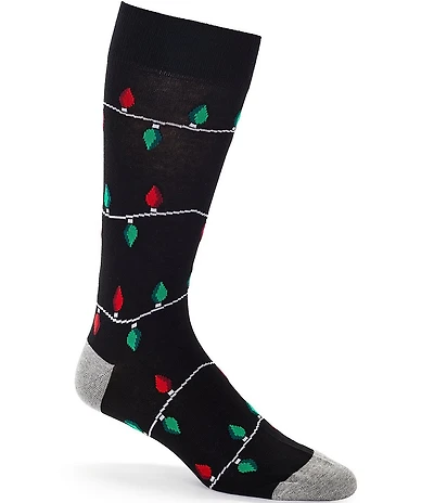Cremieux String Lights Crew Dress Socks