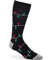 Cremieux String Lights Crew Dress Socks