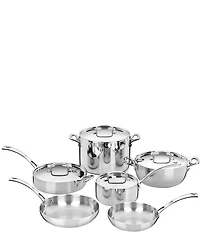 Cuisinart French Classic Tri-Ply Stainless Steel 10-Piece Cookware Set