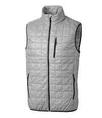 Cutter & Buck Big & Tall Rainier Packable Full-Zip Insulated Puffer Vest