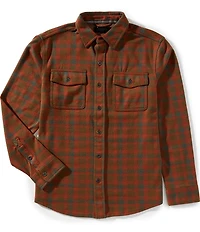 Dakota Grizzly Knox Plaid Long Sleeve Woven Shirt