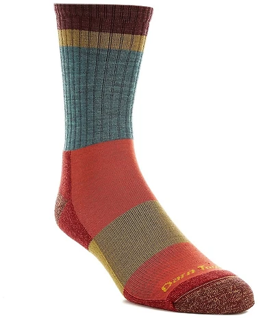 Darn Tough Lightweight Heady Striped Micro Crew Hiking Socks