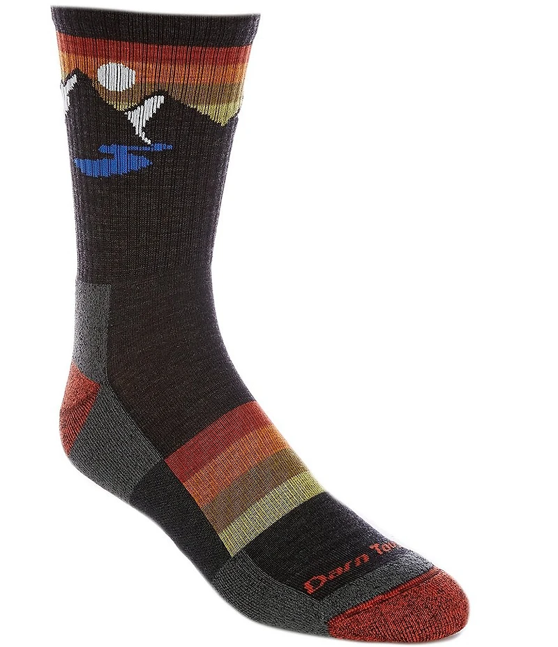 Darn Tough Lightweight Sunset Ridge Micro Crew Hiking Socks