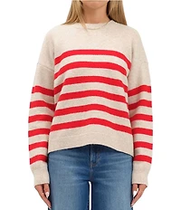 Daze Carlyle Everday Striped Long Sleeve Sweater