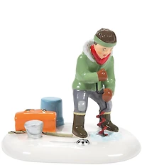 Department 56 Original Snow Village Angling For A Win Figurine