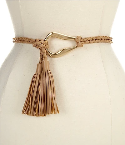 Dillard's .5#double; Organic Buckle Rope Belt