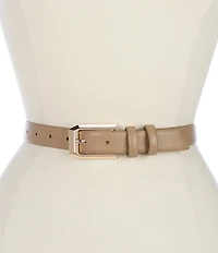 Dillard's 0.98#double; Geo Buckle Gold Tone Belt