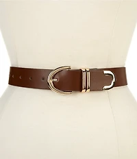 Dillard's 1.25#double; Multi Loop Gold Tone Belt