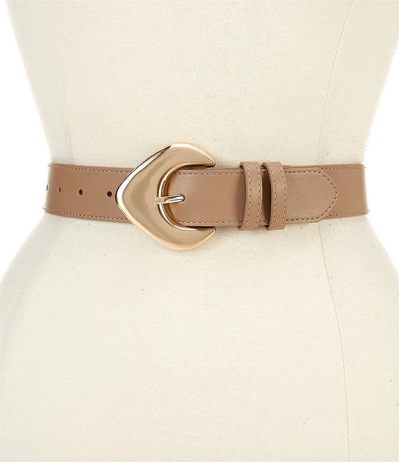 Dillard's 1.34#double; Soft Triangle Oversized Buckle Belt