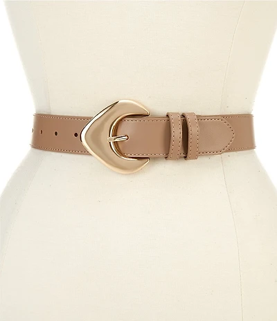 Dillard's 1.34#double; Soft Triangle Oversized Buckle Belt