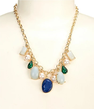 Dillard's Amalfi Blues Statement Necklace