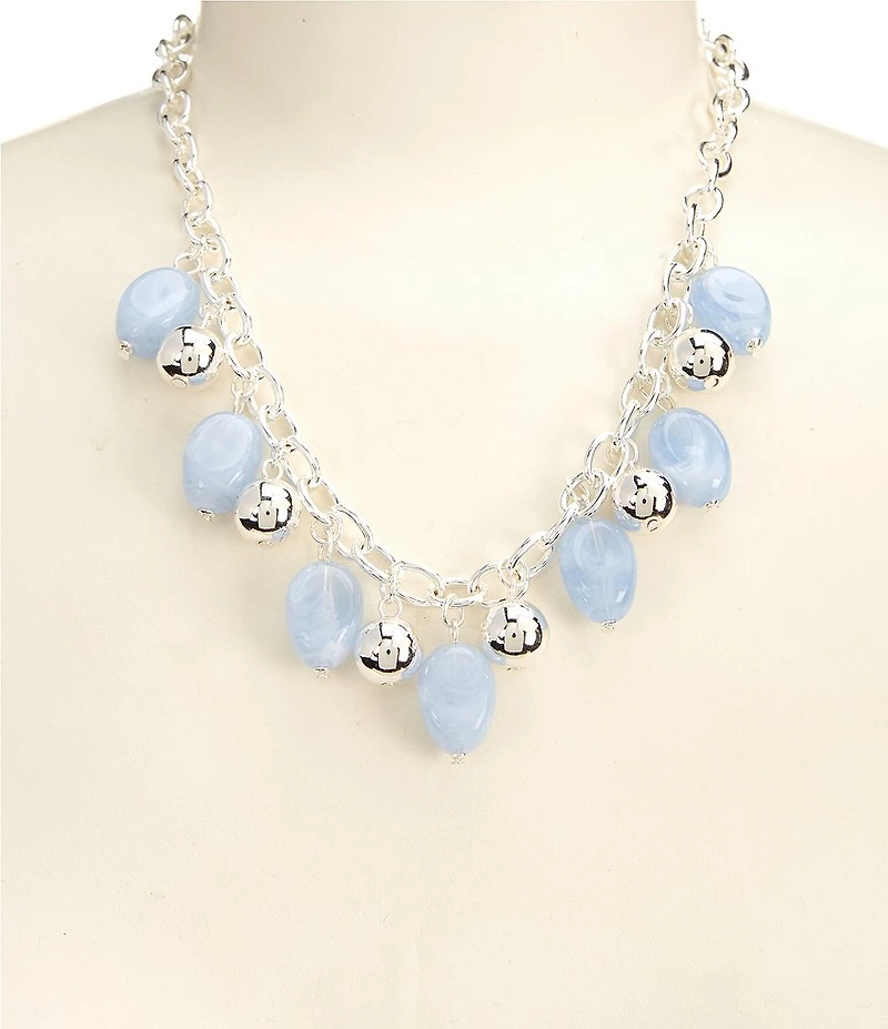Dillard's Catalina Blue Statement Necklace