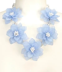 Dillard's Flowers Statement Necklace
