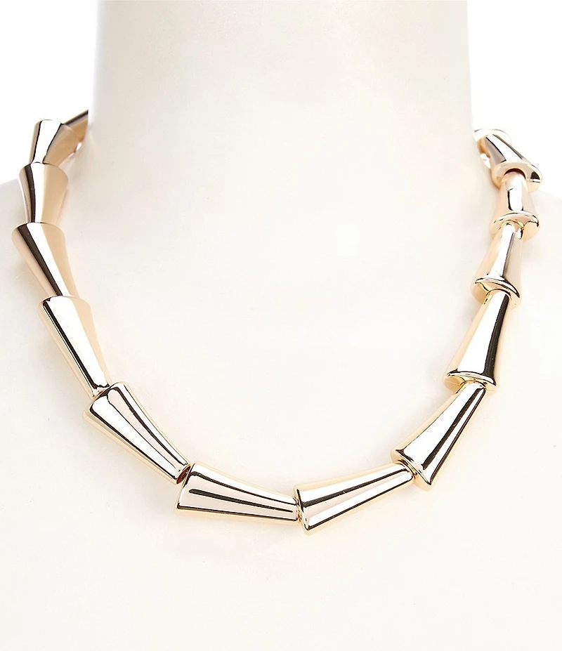 Dillard's Metal Triangle Collar Necklace