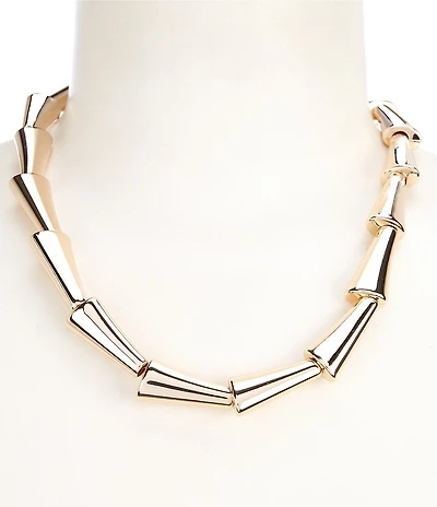 Dillard's Metal Triangle Collar Necklace