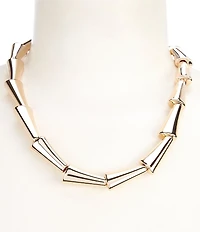 Dillard's Metal Triangle Collar Necklace