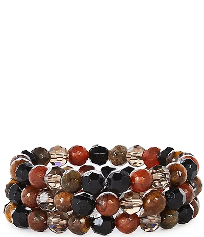 Dillard's Multi Bead Stretch Bracelet