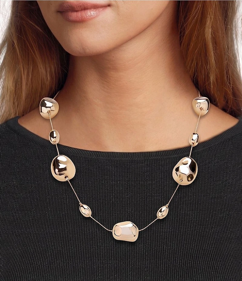 Dillard's Multi Station Short Strand Collar Necklace