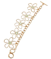 Dillard's Outline Flower Charms Resort Line Bracelet