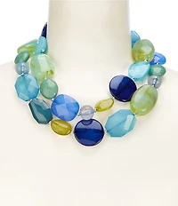 Dillard's Pebble Beach Beaded Resort Statement Necklace