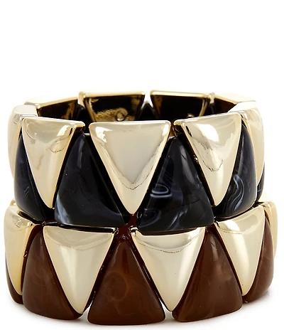 Dillard's Pyramid Stretch Bracelet Set